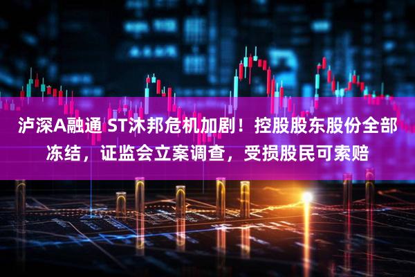 泸深A融通 ST沐邦危机加剧！控股股东股份全部冻结，证监会立案调查，受损股民可索赔